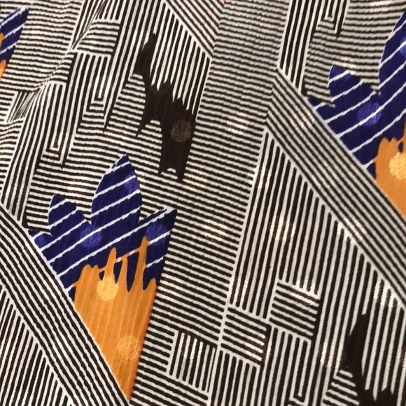 Vintage 80s Pierre Balmain Abstract Dot Dress - Picture 4 of 5